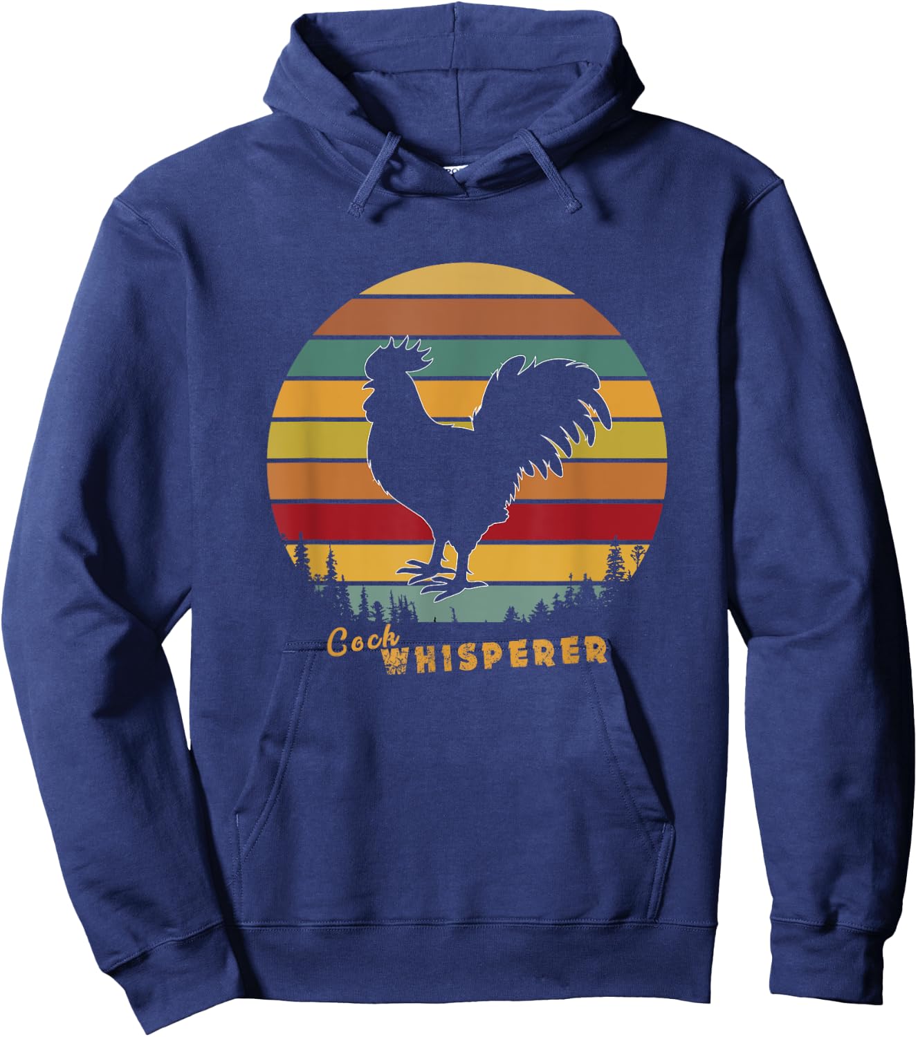 Cock Whisperer Rooster Domestic Animals Lover Gift Hoodie - Hoodie | Navy
