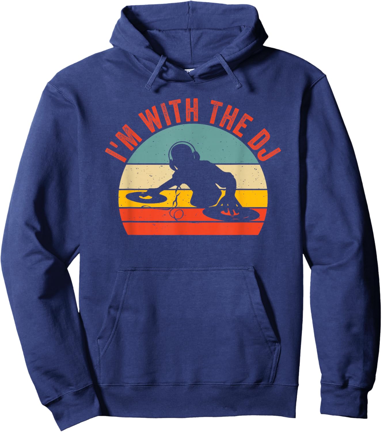 I'm With The DJ Hoodie - Hoodie | Navy