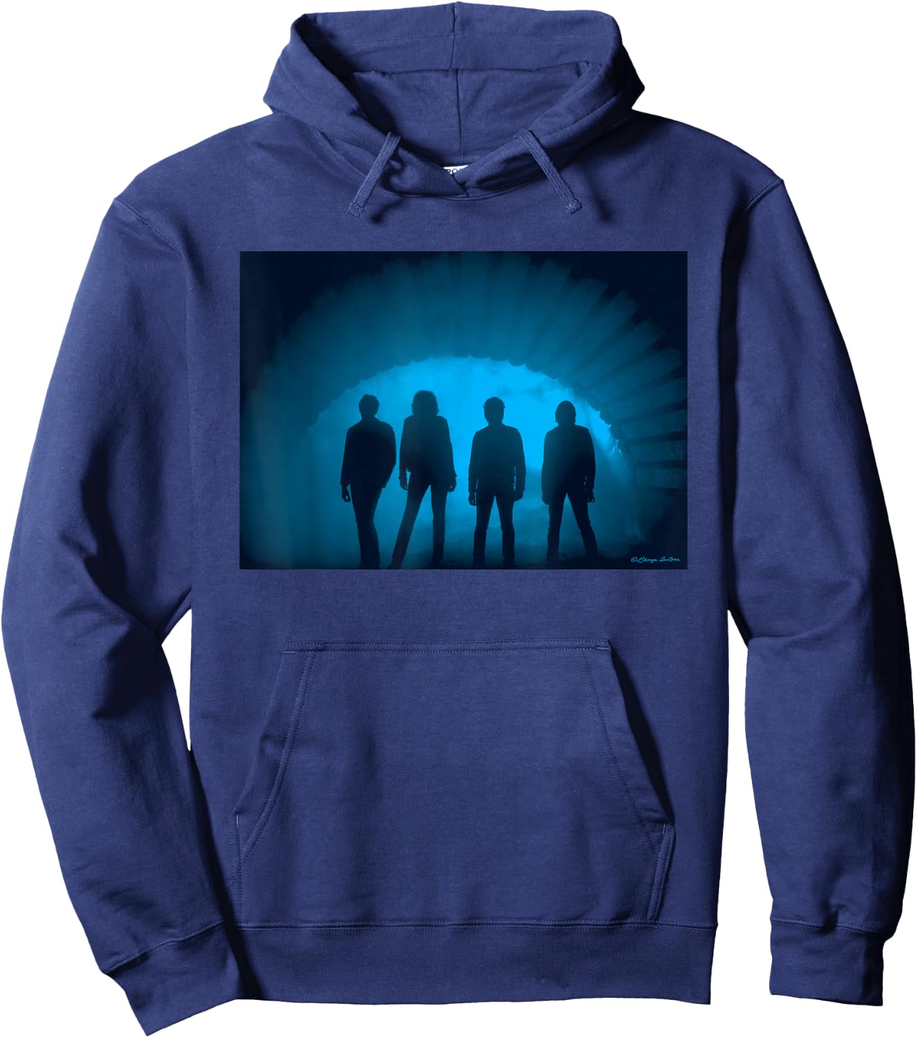 The Ramones Too Tough to Die Photo by George DuBose Hoodie - Hoodie | Navy