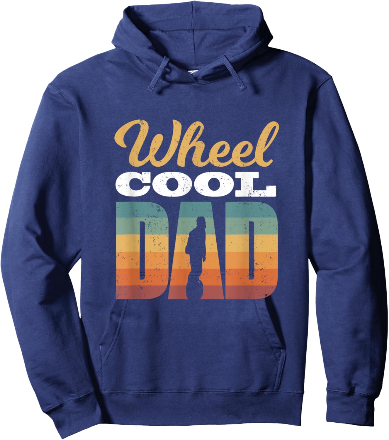 Electric Unicycle Monowheel EUC Unicycling Wheel Cool dad Hoodie - Hoodie | Navy