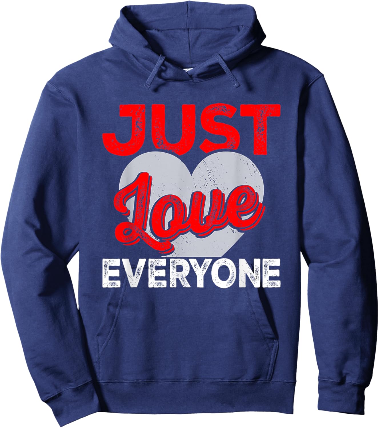 Just Love Everyone I Christianity Hoodie - Hoodie | Navy