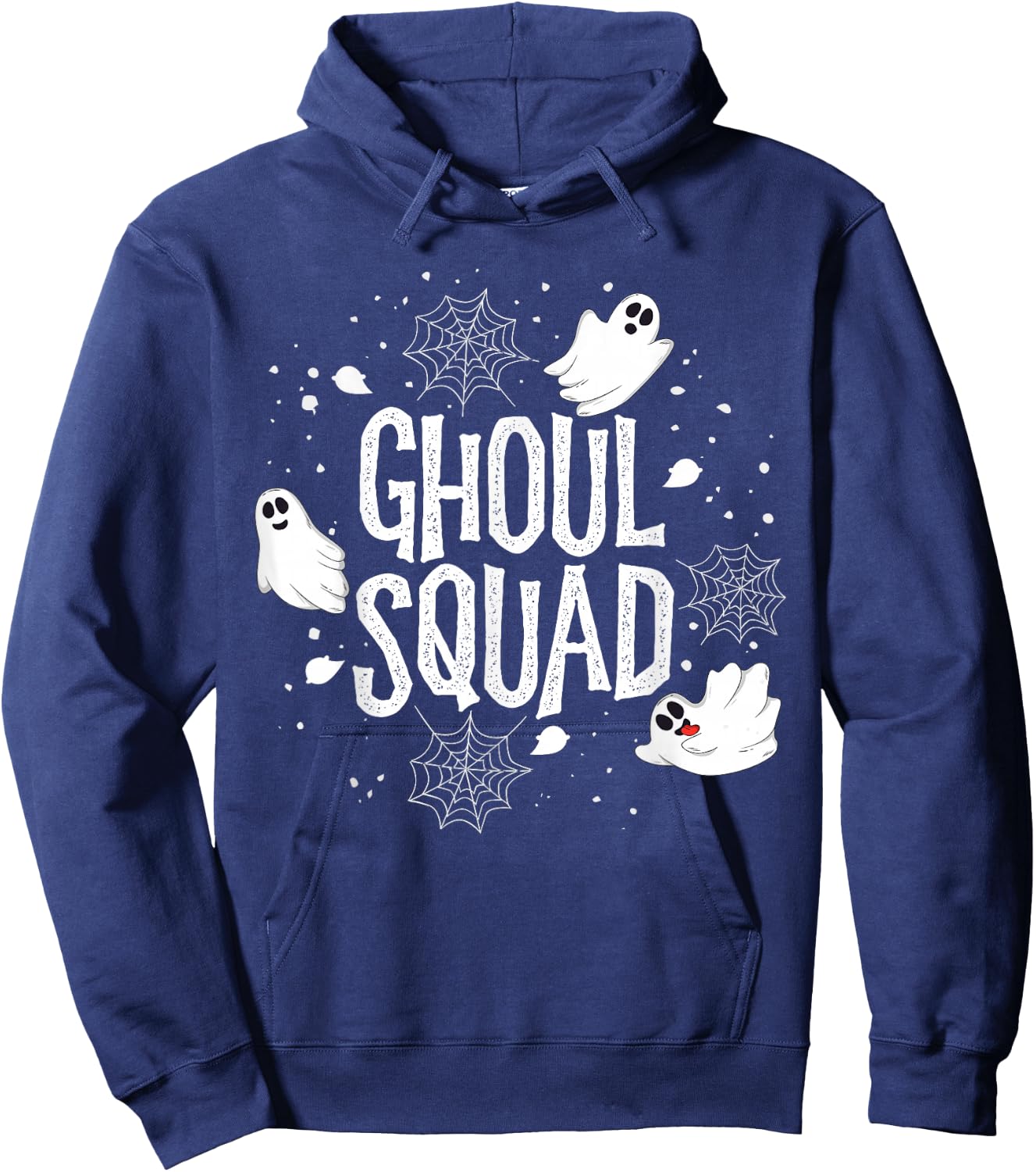 Ghoul Squad Halloween Crew Ghost Kids Boys Friends Outfit Hoodie - Hoodie | Navy