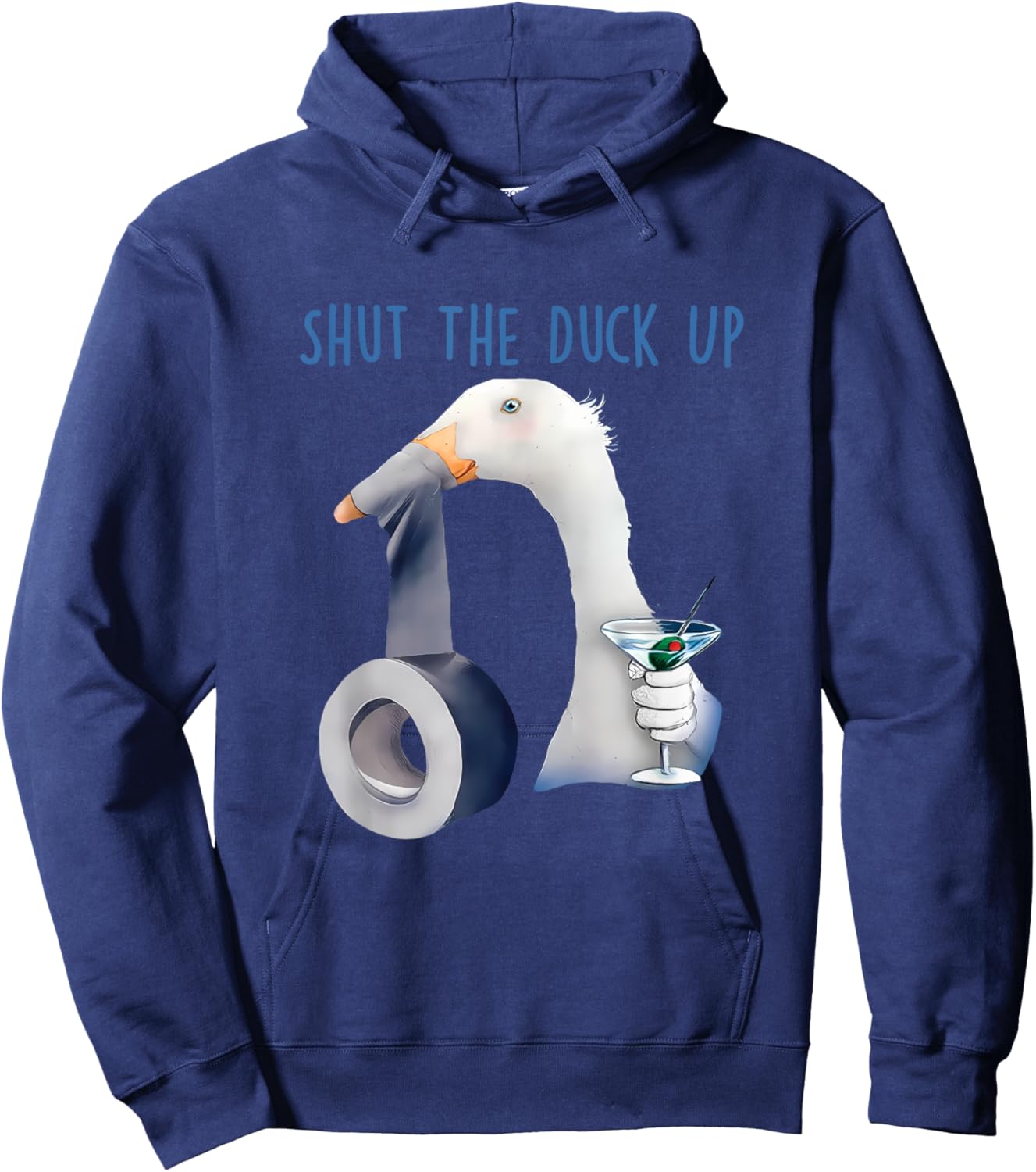 Shut The Duck Up Apparel Hoodie - Hoodie | Navy