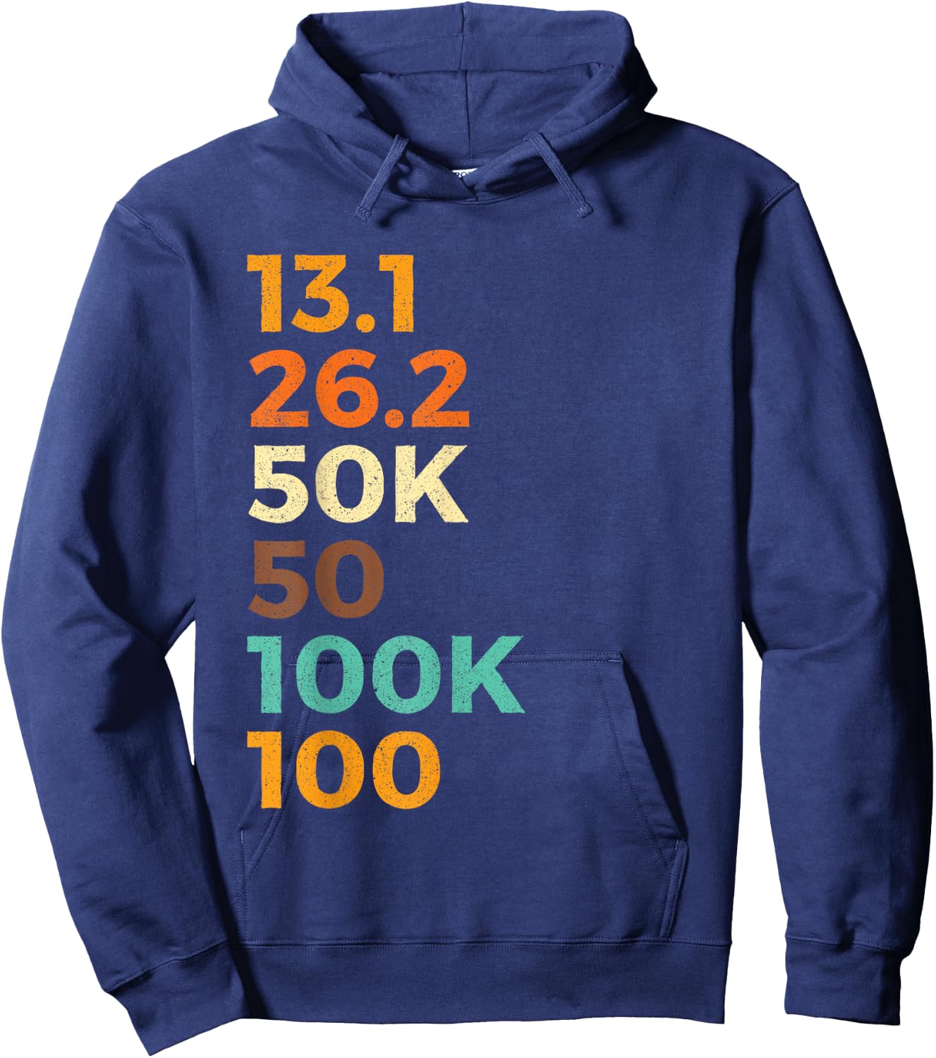 Ultra Marathon - 50K 100K 100 Miles Finisher Sprinter Runner Hoodie - Hoodie | Navy
