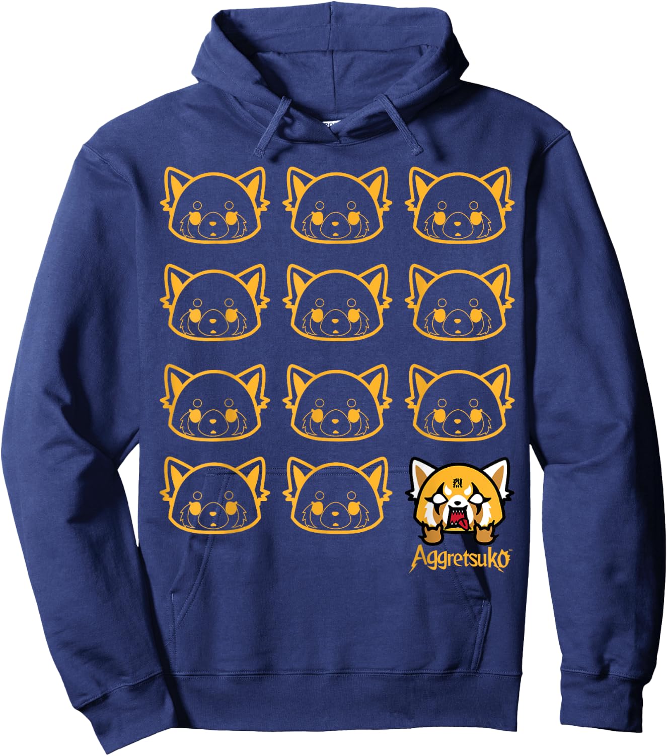 Aggretsuko Real Hoodie - Hoodie | Navy