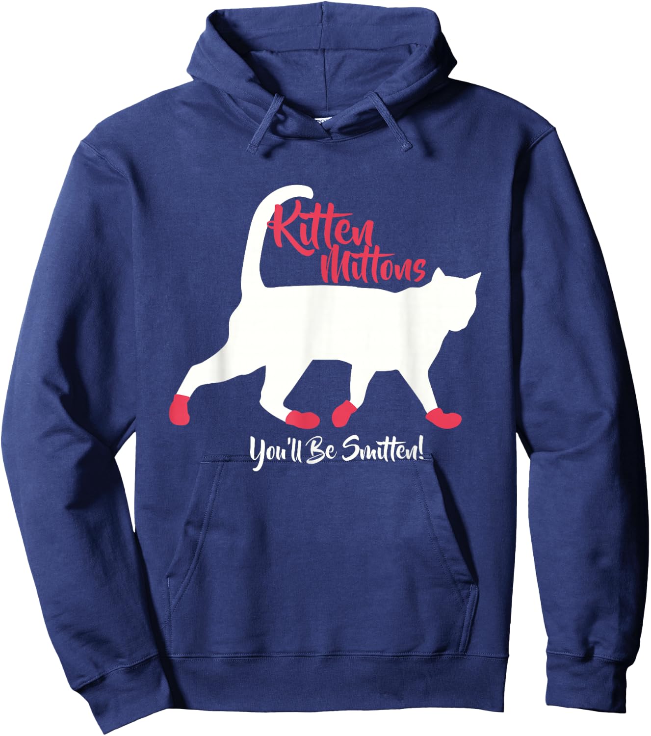 Kitten Mittons You'll Be Smitten Hoodie - Hoodie | Navy