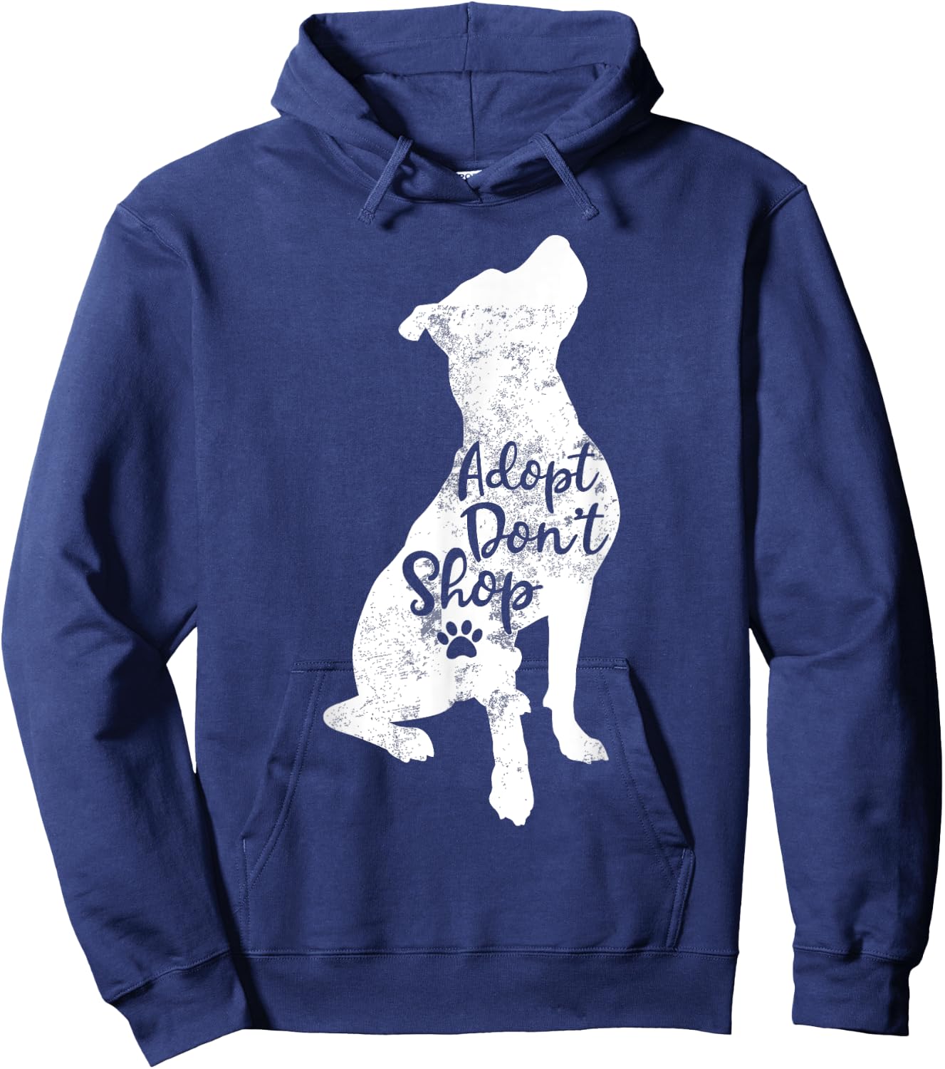 Adopt Don't Shop Rescue Pitbull Dog Breed Pit Bull Mom Women Kids Hoodie - Hoodie | Navy