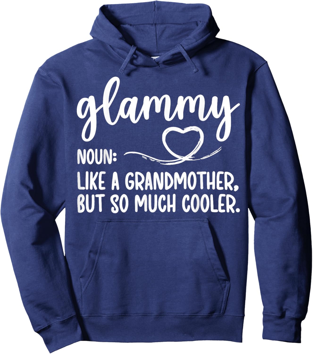 Glammy Definition Glammy Grandma Glammy Grandmother Hoodie - Hoodie | Navy