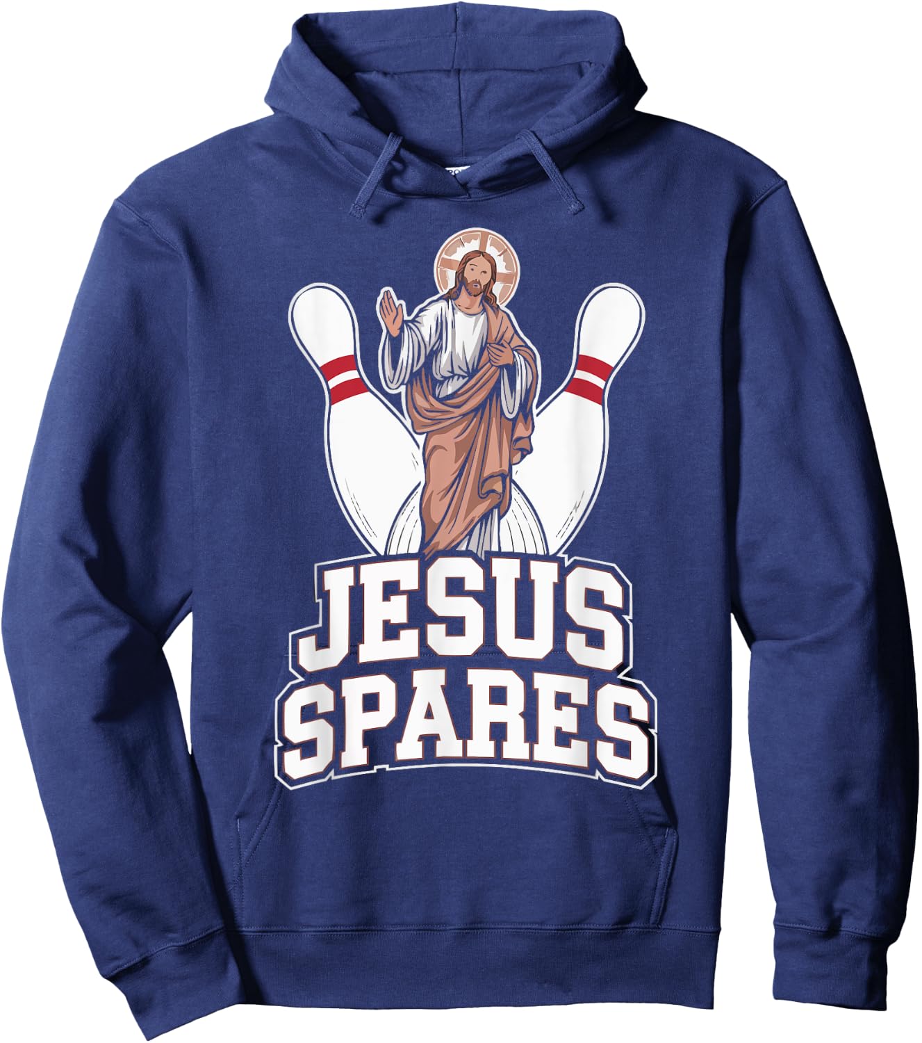 Funny Jesus Christ Religious Christian Believer Christianity Hoodie - Hoodie | Navy