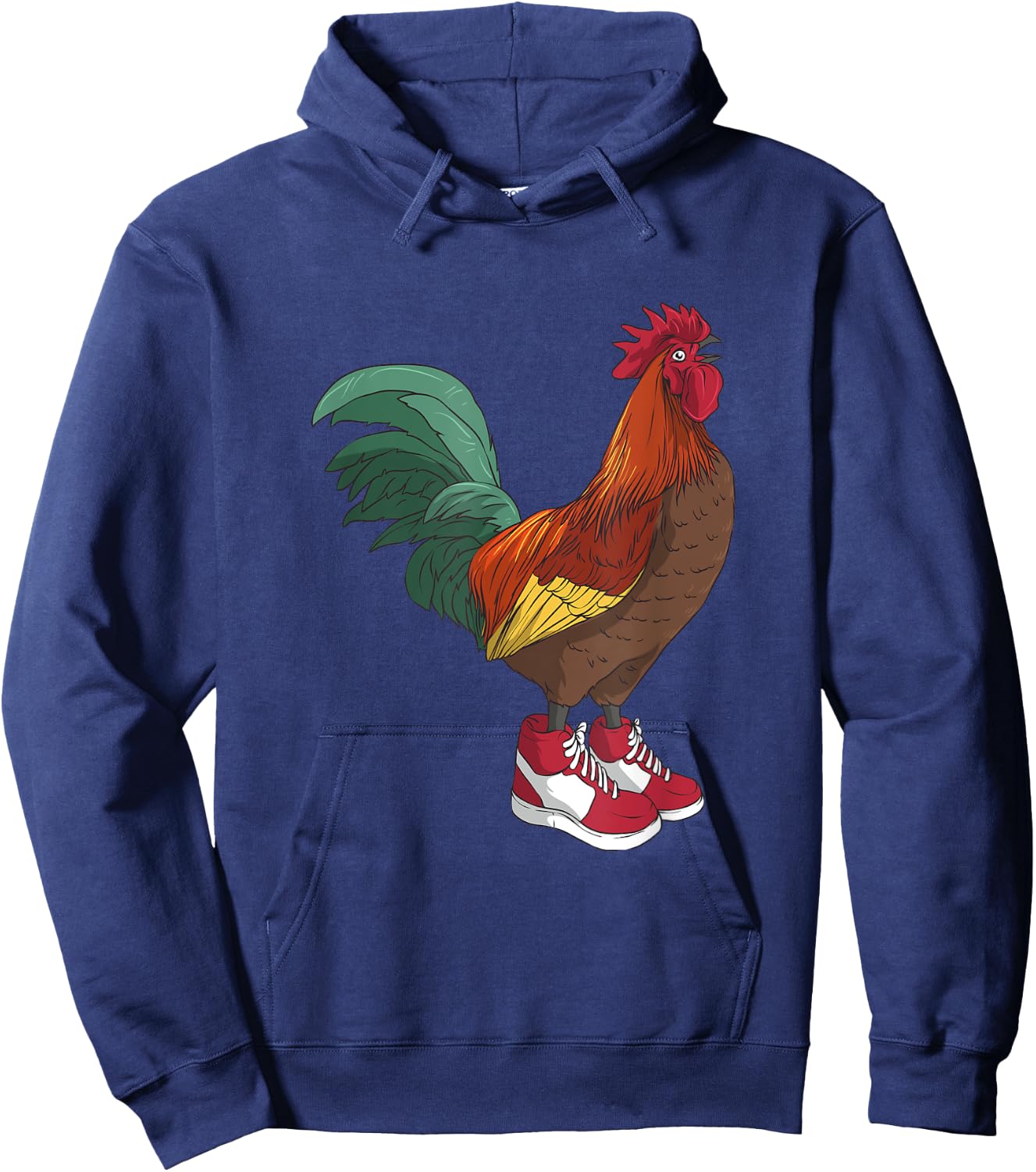 Chicken Wearing Sneakers Dank Meme Hoodie - Hoodie | Navy