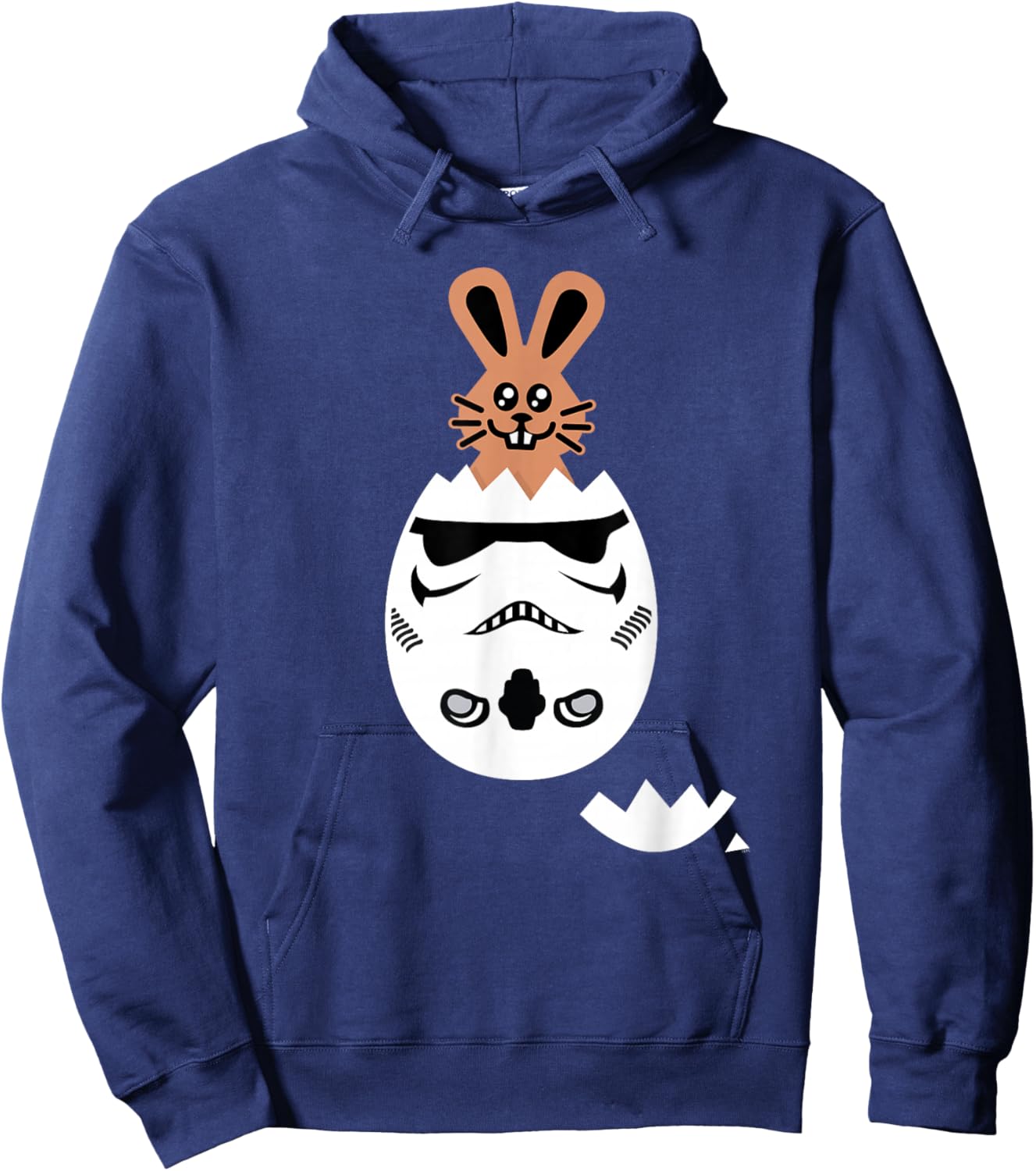 Star Wars Chocolate Bunny and Stormtrooper Easter Egg Funny Hoodie - Hoodie | Navy
