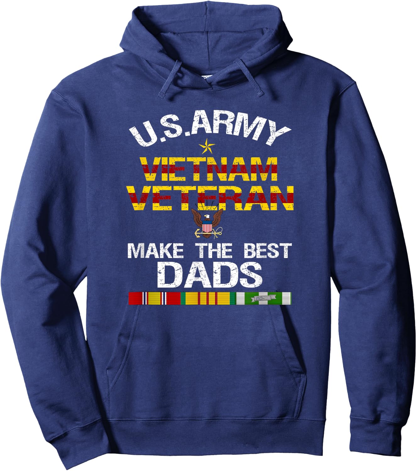 U.S. Army Vietnam Veteran Dad , Father's Day Gift Hoodie - Hoodie | Navy