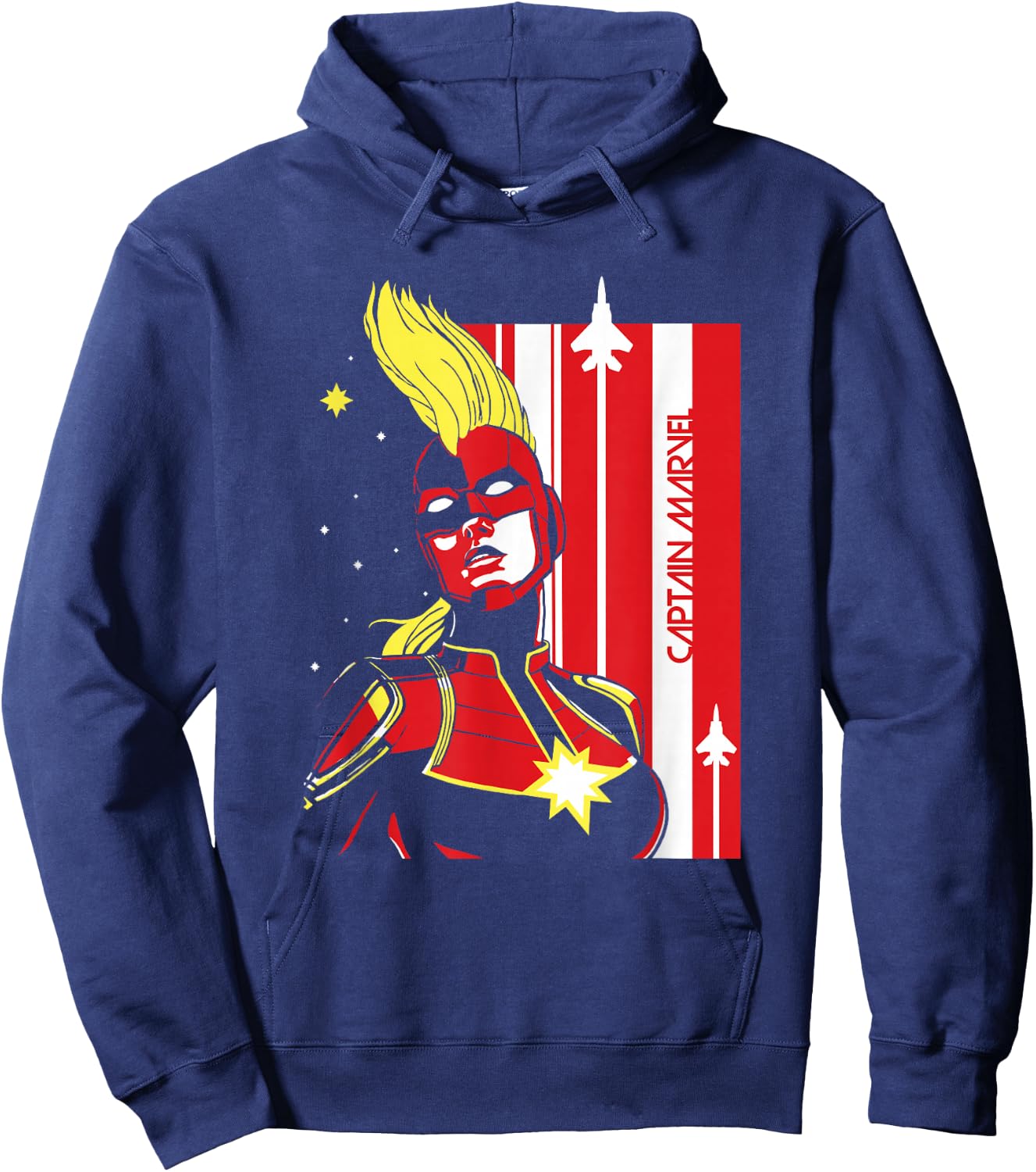 Marvel Captain Marvel Carol Danvers Hoodie - Hoodie | Navy