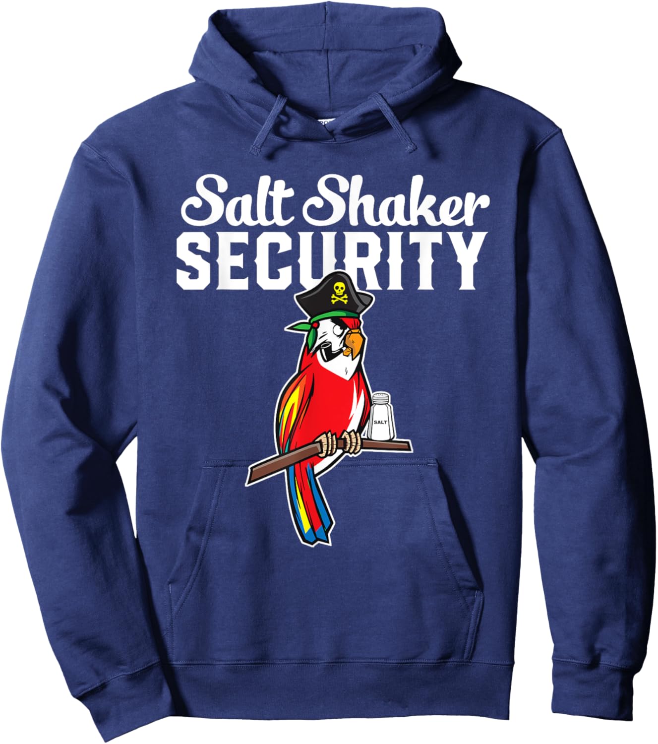 Pirate Parrot I Salt Shaker Security Hoodie - Hoodie | Navy