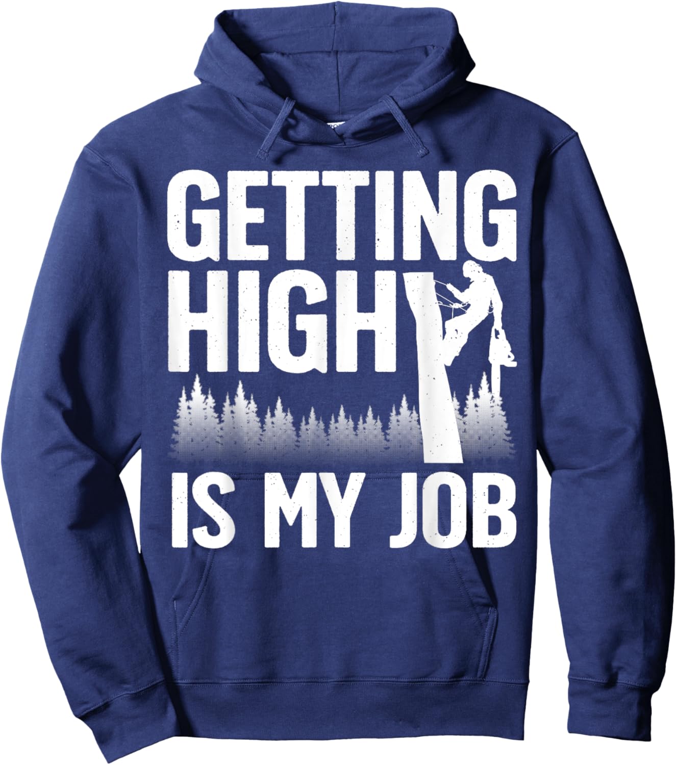 Cute Lumberjack Women Logger Wood Logging Arborist Hoodie - Hoodie | Navy
