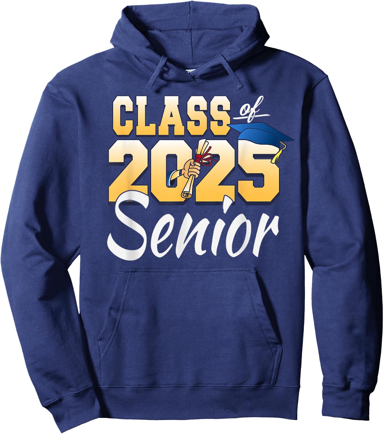 Class of 2025 Senior Graduate 2025 Graduation Class Hoodie - Hoodie | Navy