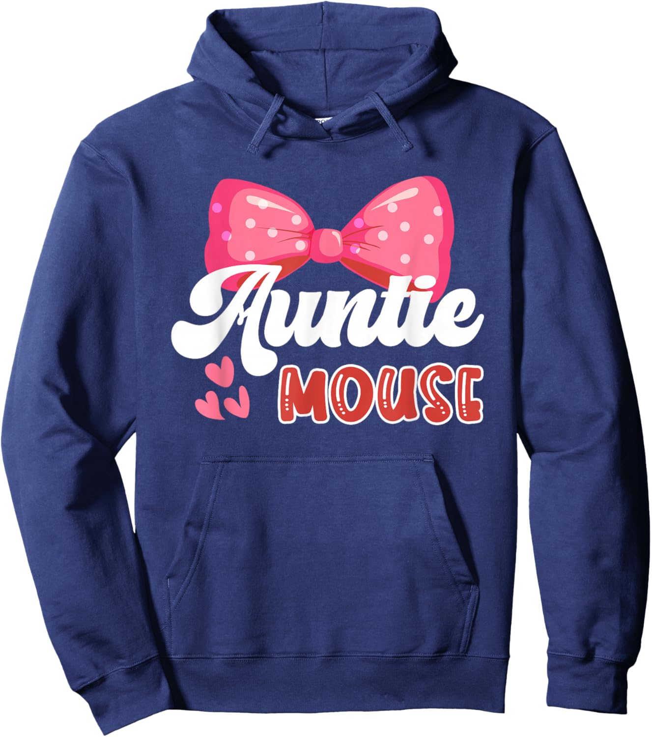 Cute Auntie Mouse | Nephew Niece | Aunt Women Hoodie - Hoodie | Navy