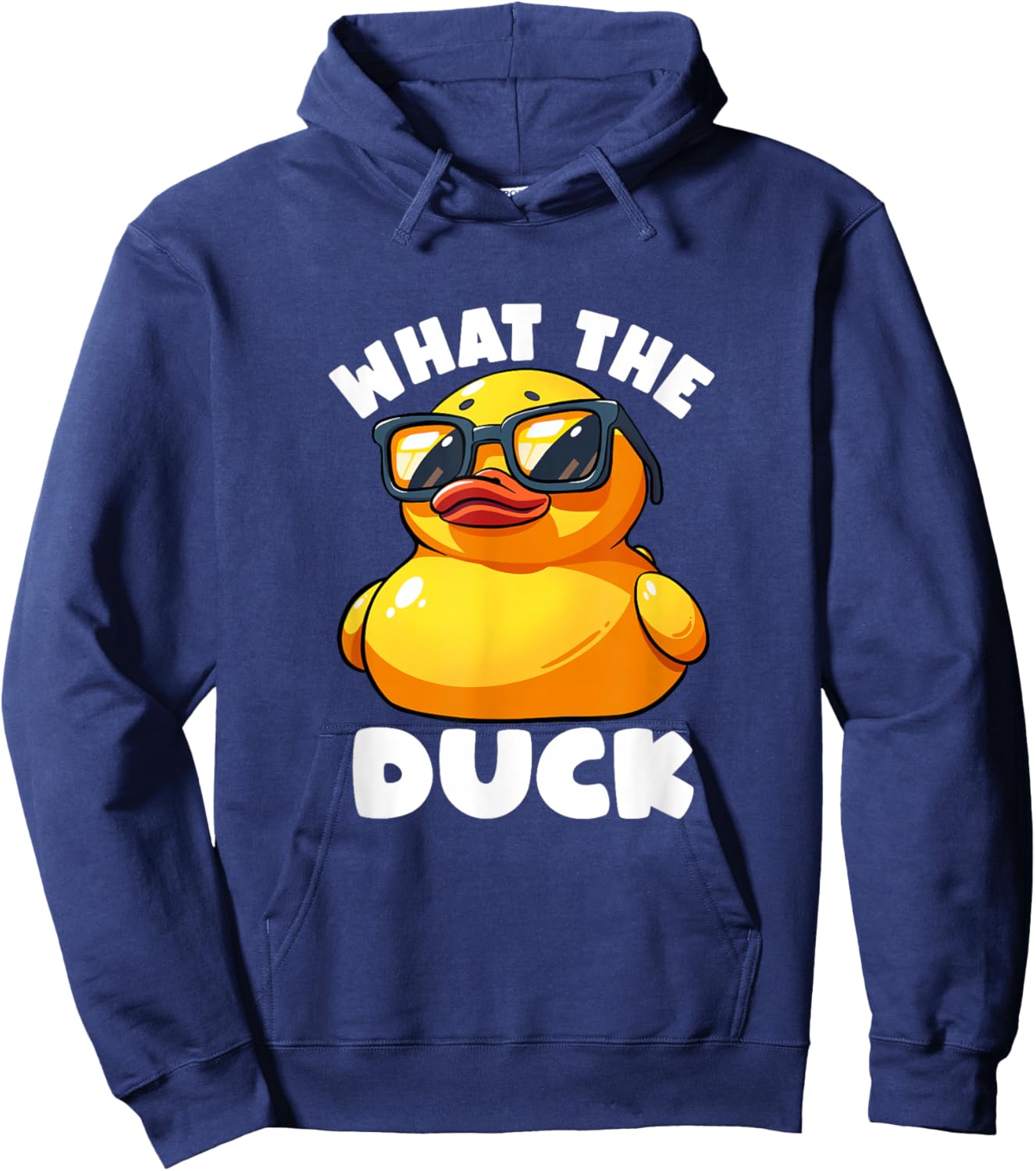 What The Duck Owner I Love Ducks Lover Funny Rubber Duck Hoodie - Hoodie | Navy