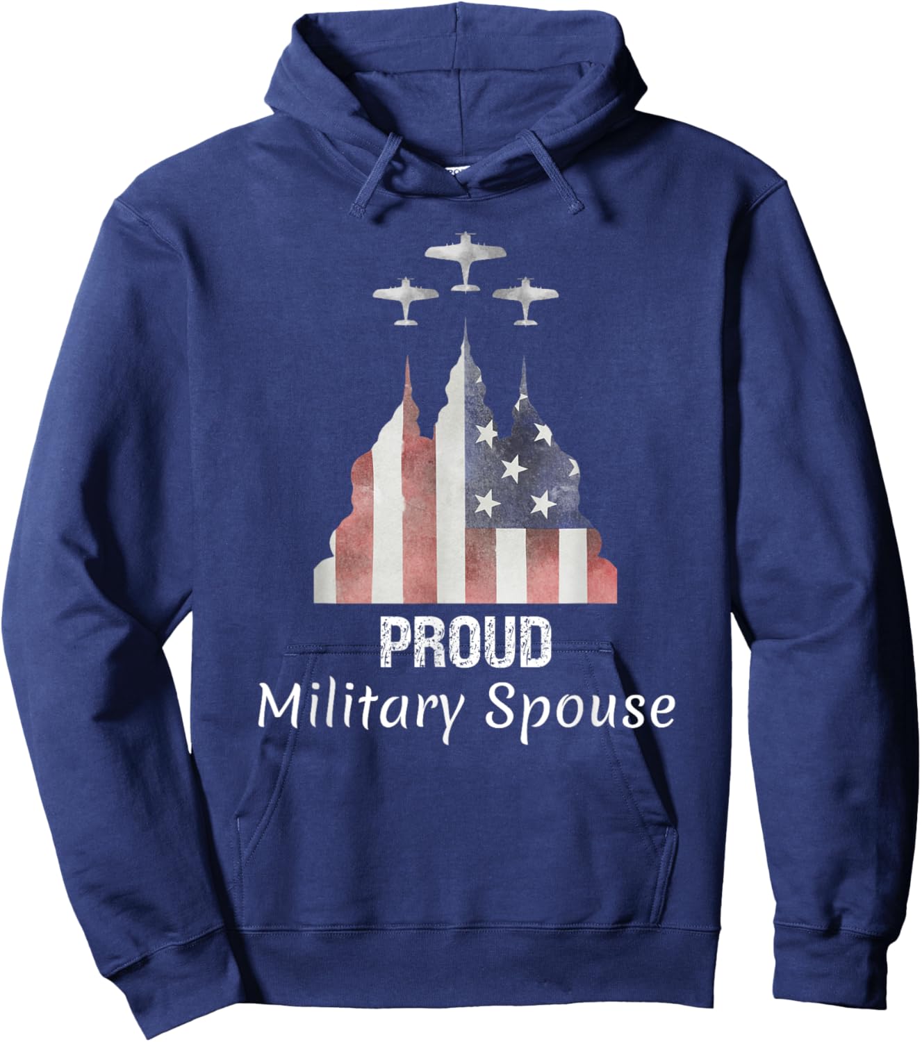 Proud Military Spouse, Military Spouse Day, Military Spouses Hoodie - Hoodie | Navy