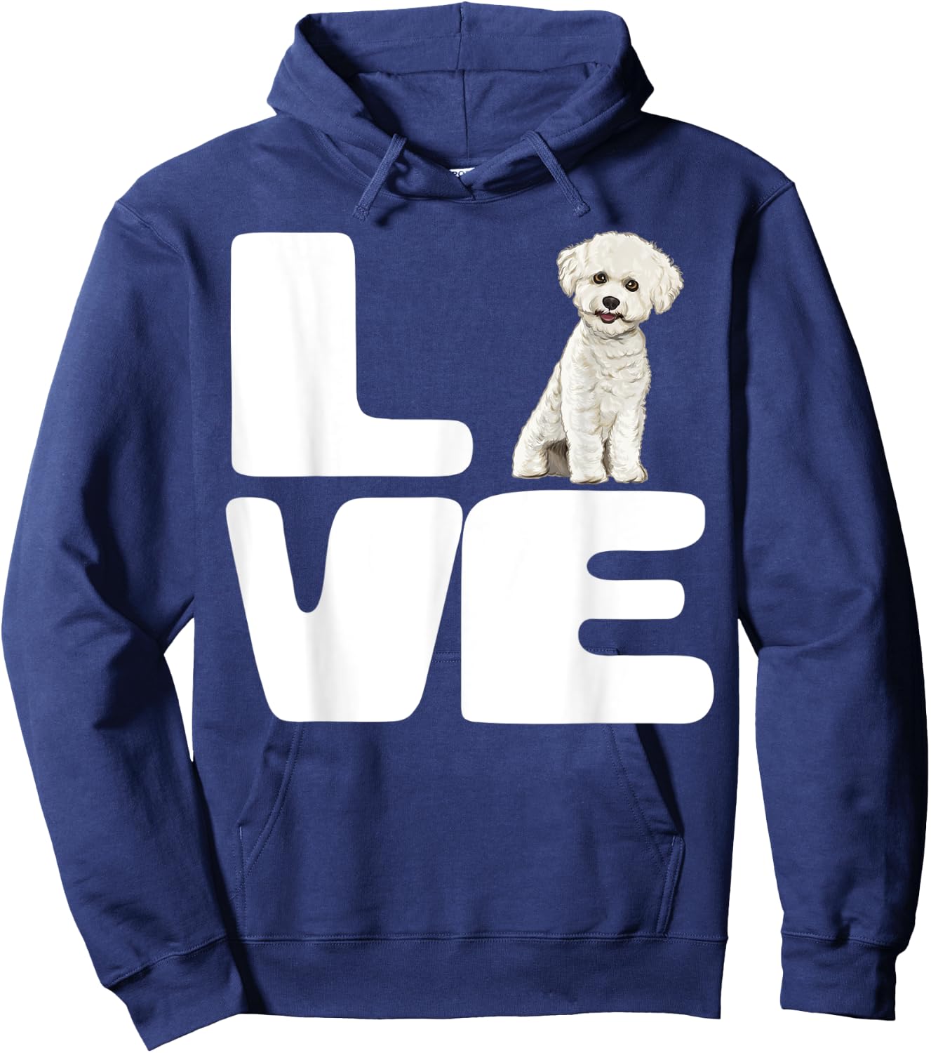 Love My Bichons Frise Dog Lover Gift Women Hoodie - Hoodie | Navy