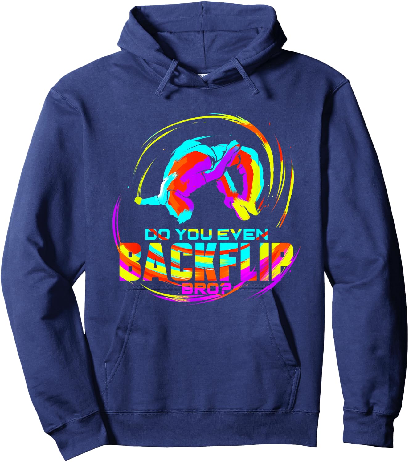 Parkour Runner Gift Traceur Reverse Salto Backflip Hoodie - Hoodie | Navy