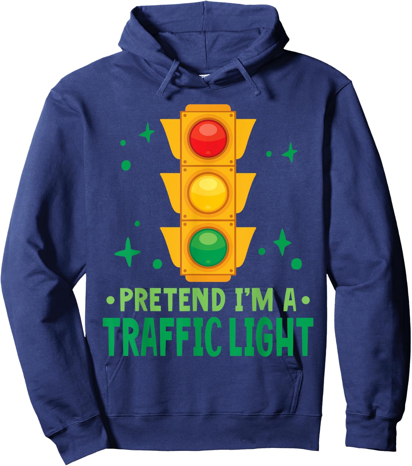 Traffic Lights Halloween Pretend I'm A Traffic Light Hoodie - Hoodie | Navy