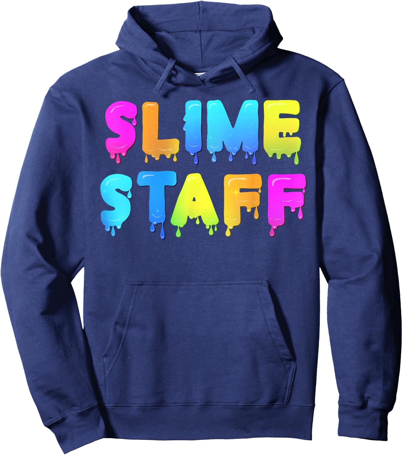 Slime Staff Shirt - Slime Party Shirts - Slime Birthday Hoodie - Hoodie | Navy