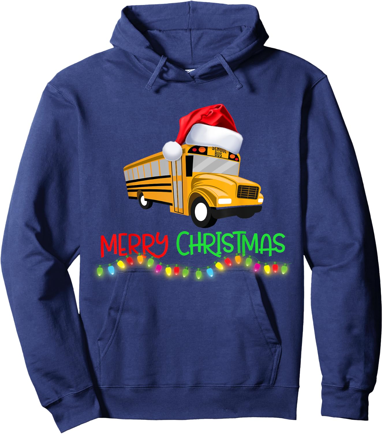 School Bus Driver Christmas Favorite Driver Hoodie - Hoodie | Navy