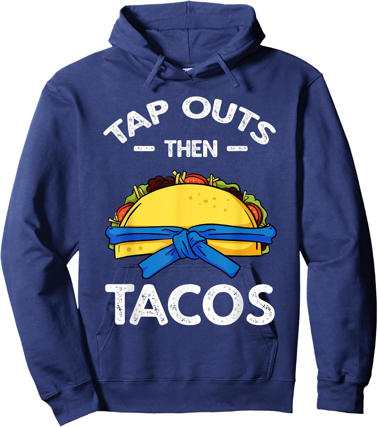 Jiu Jitsu Martial Arts Taco Jujutsu Cinco De Mayo Ju-Jitsu Hoodie - Hoodie | Navy