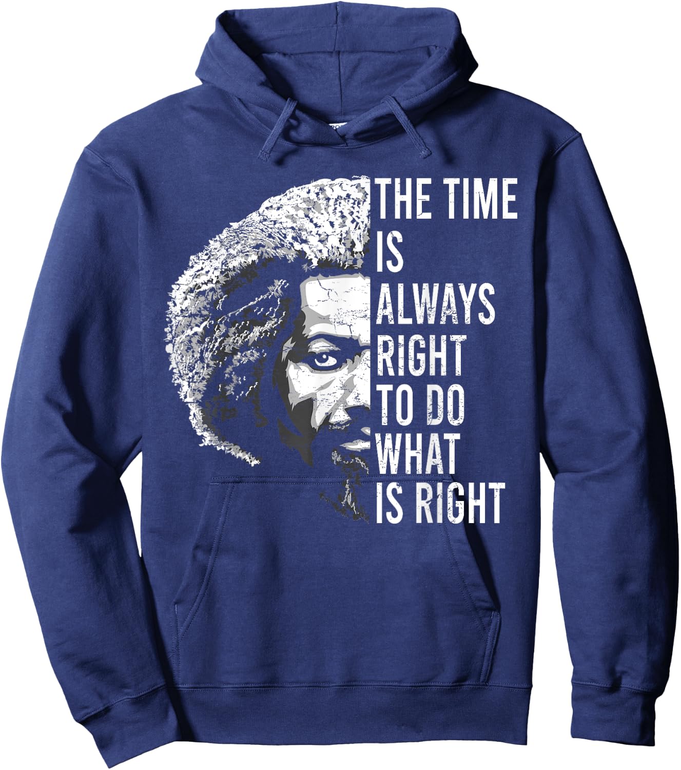 Frederick Douglass Quote Apparel Black History Month Vintage Hoodie - Hoodie | Navy