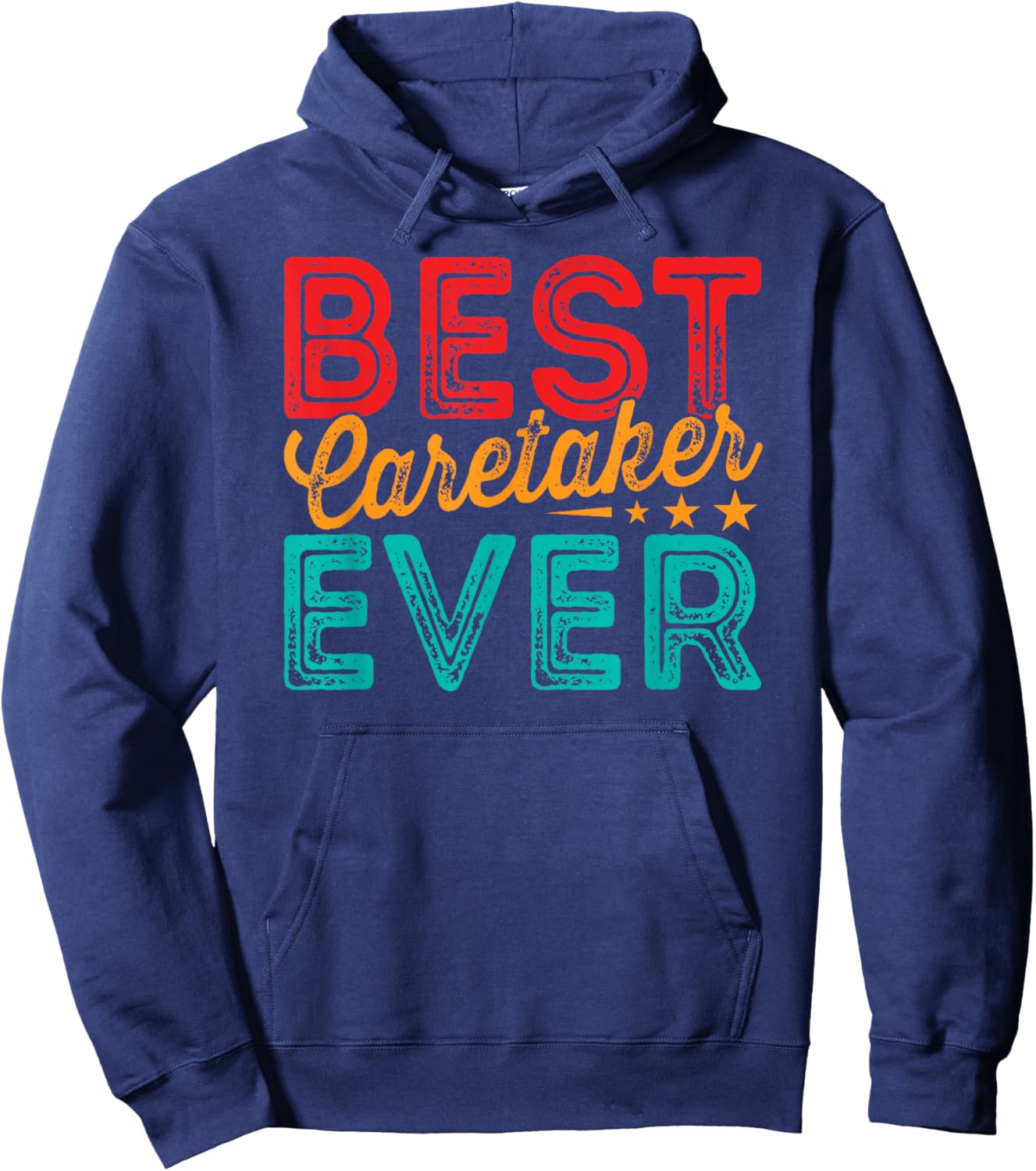 Best Caretaker Caregiver Caregiving Nursing Expert Nurse Hoodie - Hoodie | Navy