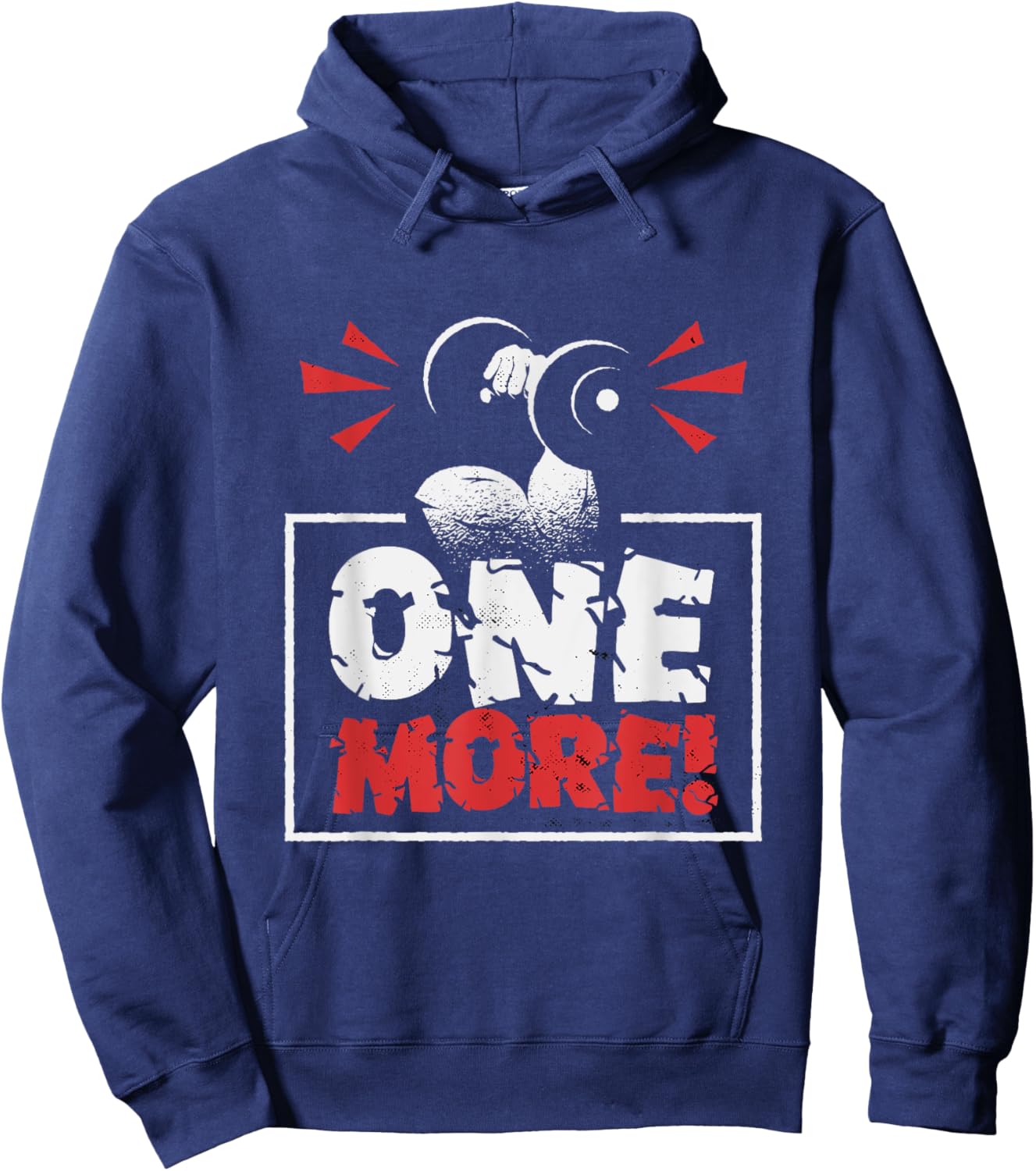 One More! Personal Trainer Fitness Hoodie - Hoodie | Navy
