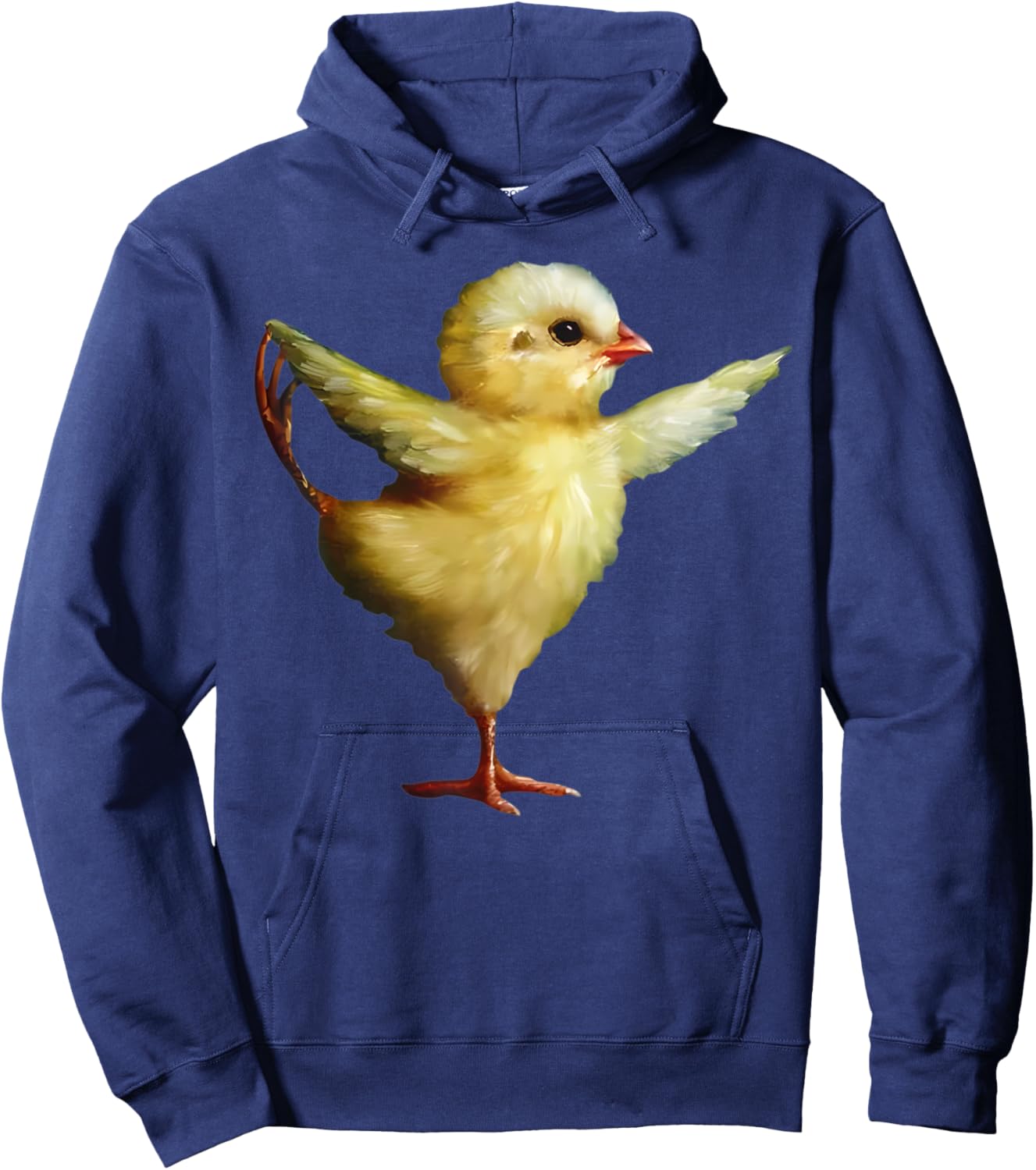Yoga Chick Art Design Women Girls Funny Cute Chick Lover Hoodie - Hoodie | Navy