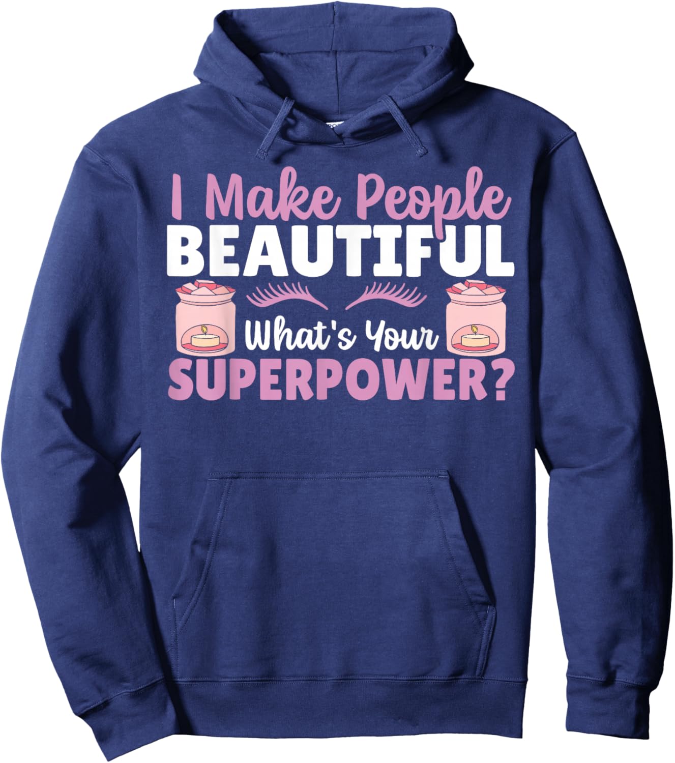 Cosmetology Superpower Cosmetologist Hoodie - Hoodie | Navy