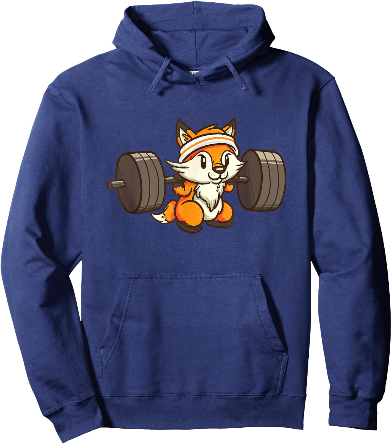 Fox Deadlift Powerlifting Weightlifting Gym Lovers Gift Hoodie - Hoodie | Navy