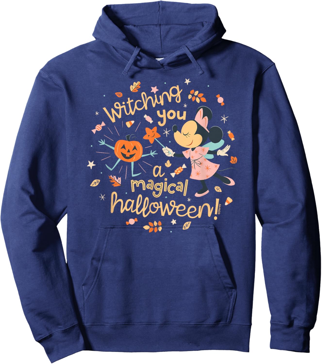 Disney Minnie Mouse Witching You a Magical Halloween! Hoodie - Hoodie | Navy