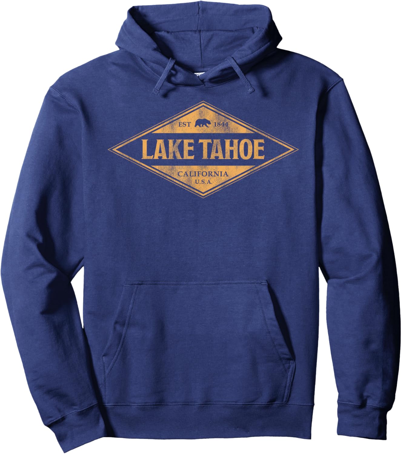 Vintage Lake Tahoe California Souvenir Retro Hoodie - Hoodie | Navy