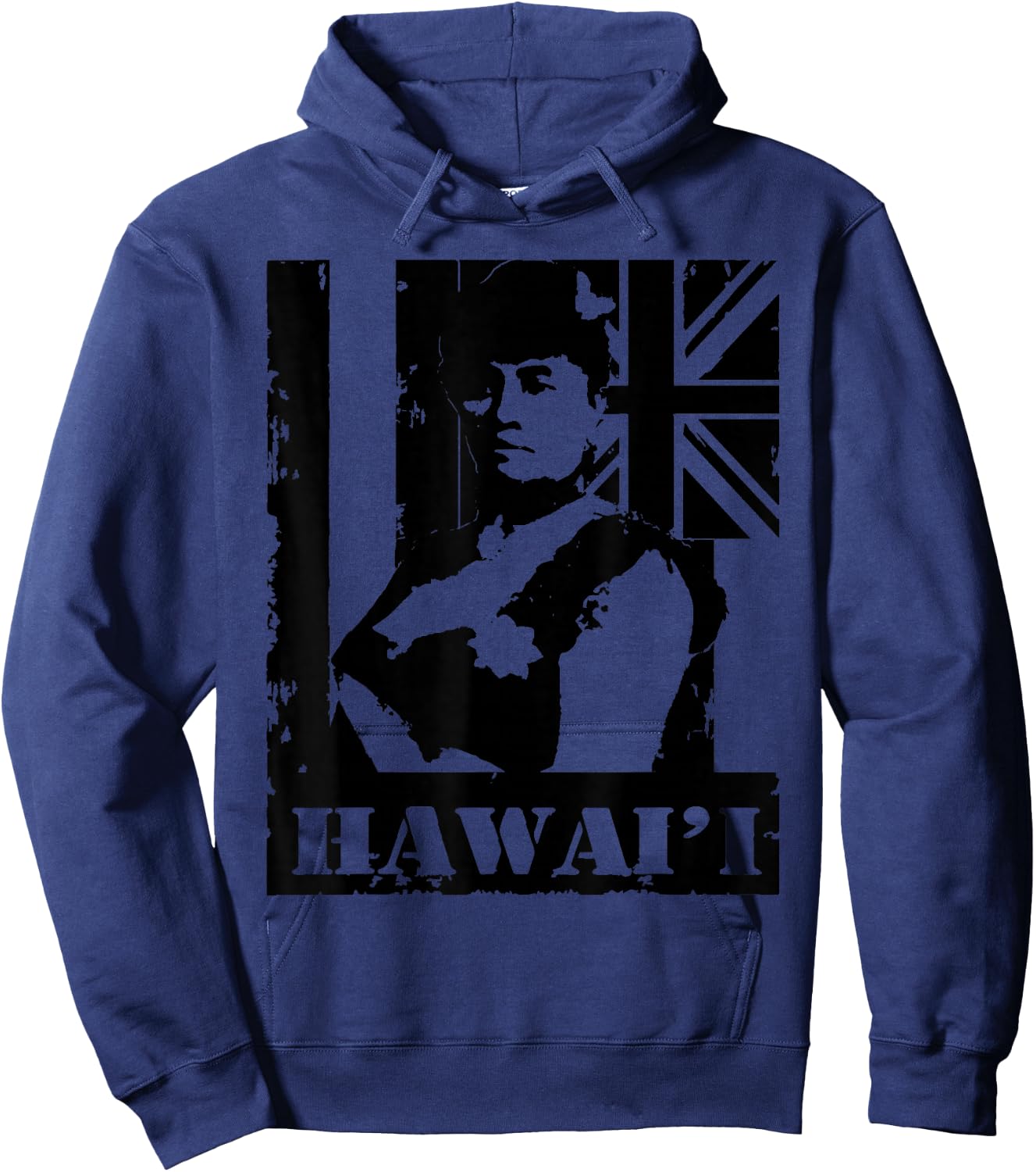 Hawai'i Queen Liliuokalani by Hawaii Nei All Day Hoodie - Hoodie | Navy
