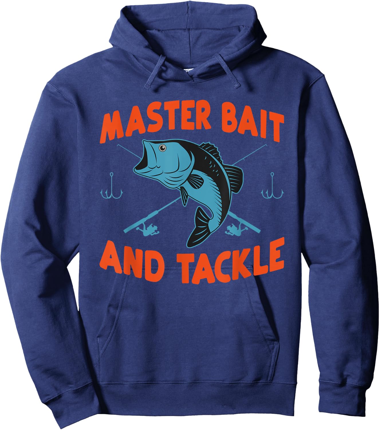 Master Bait And Tackle Funny Fishing Humor Gifts Hoodie - Hoodie | Navy