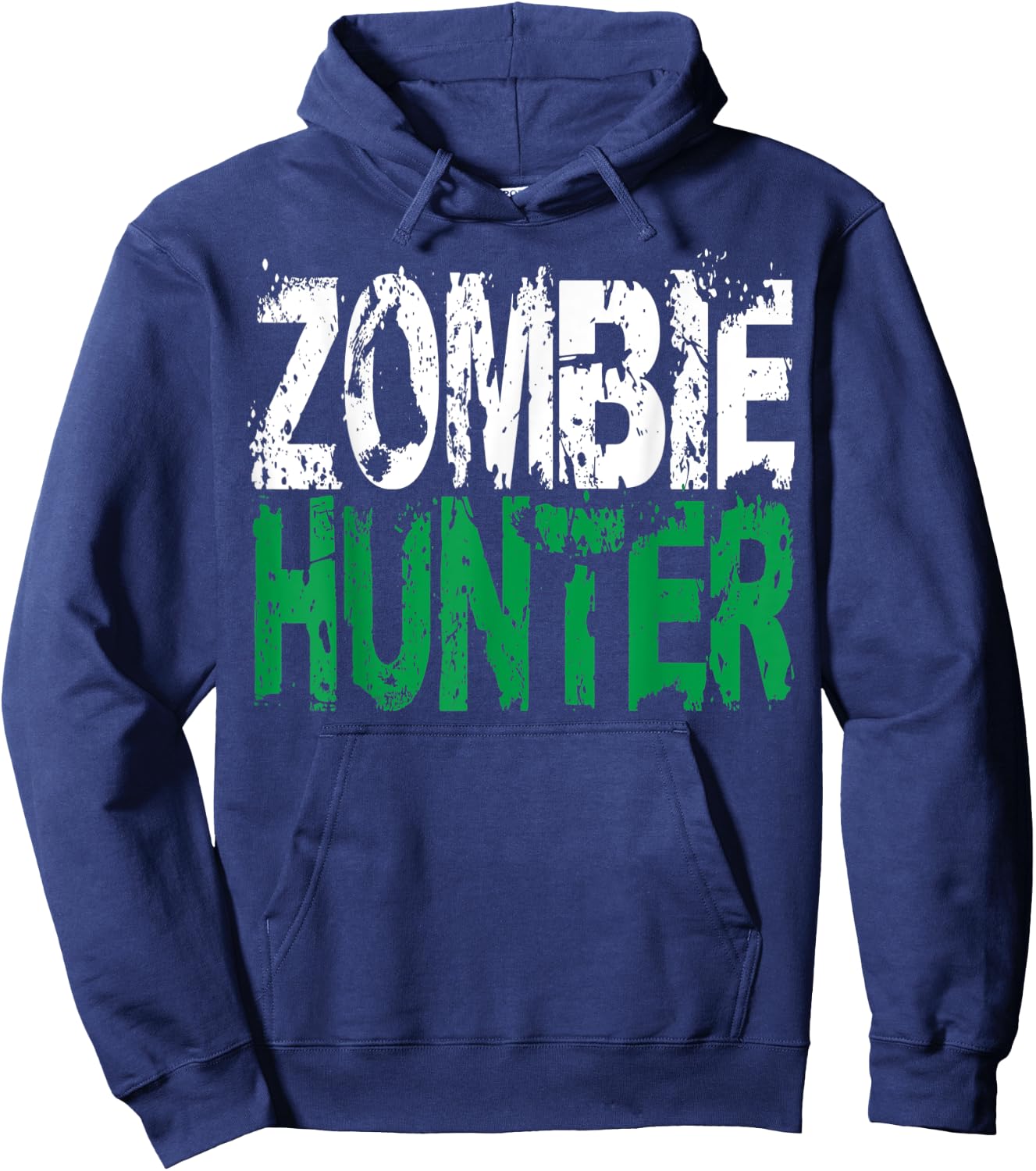 Halloween Zombie Hunter shirt Funny Party Gift Kids Boys Hoodie - Hoodie | Navy