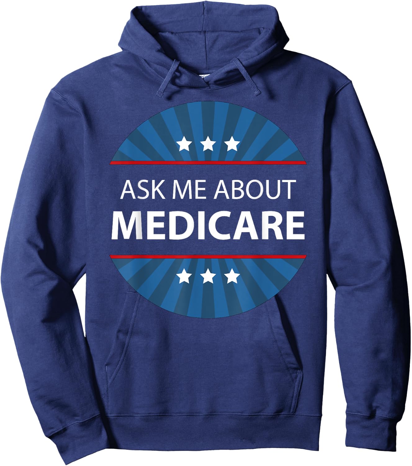 Ask Me About Medicare Hoodie - Hoodie | Navy