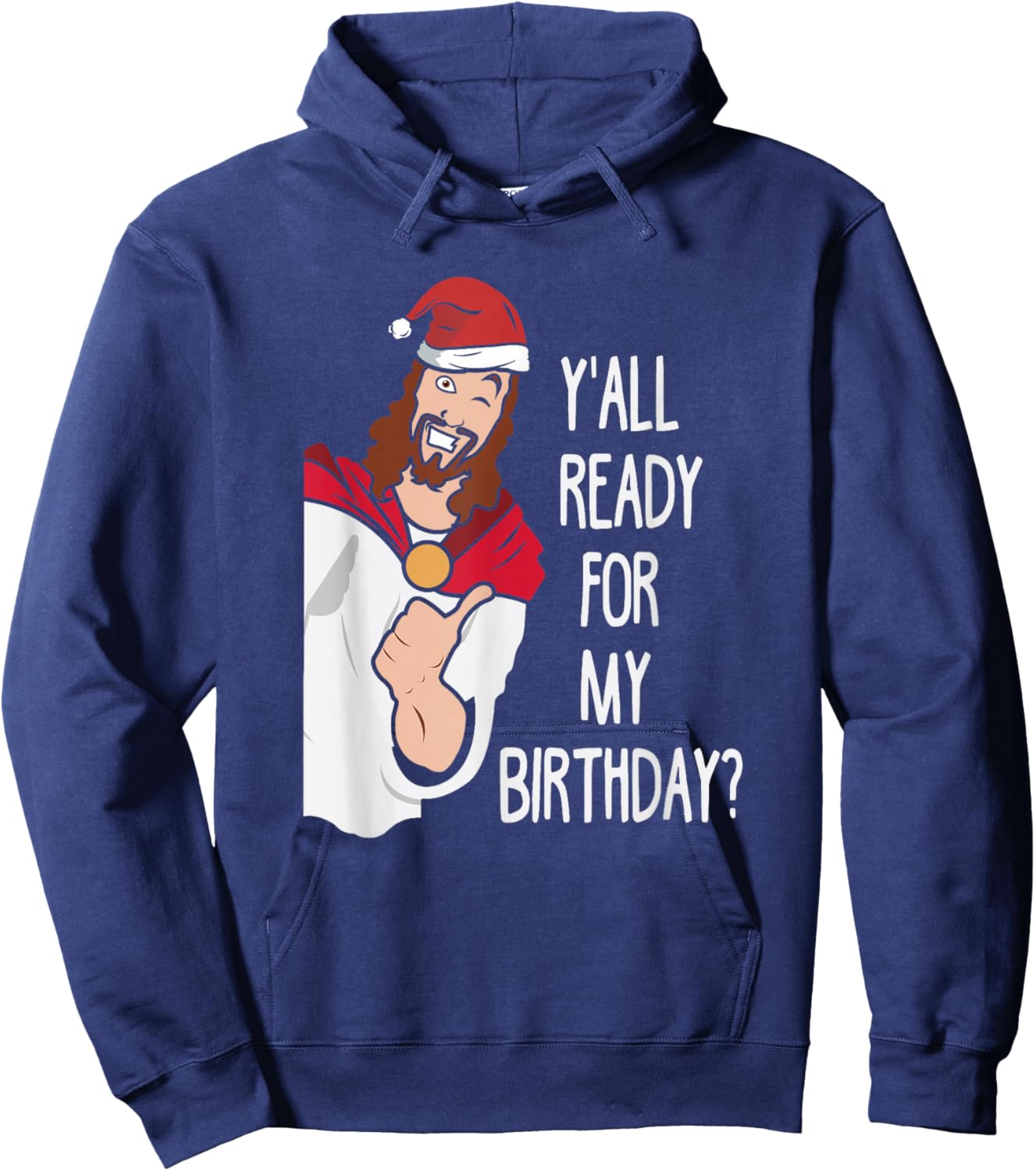 Funny Birthday Boy Men Women Kids Ugly Christmas Hoodie - Hoodie | Navy