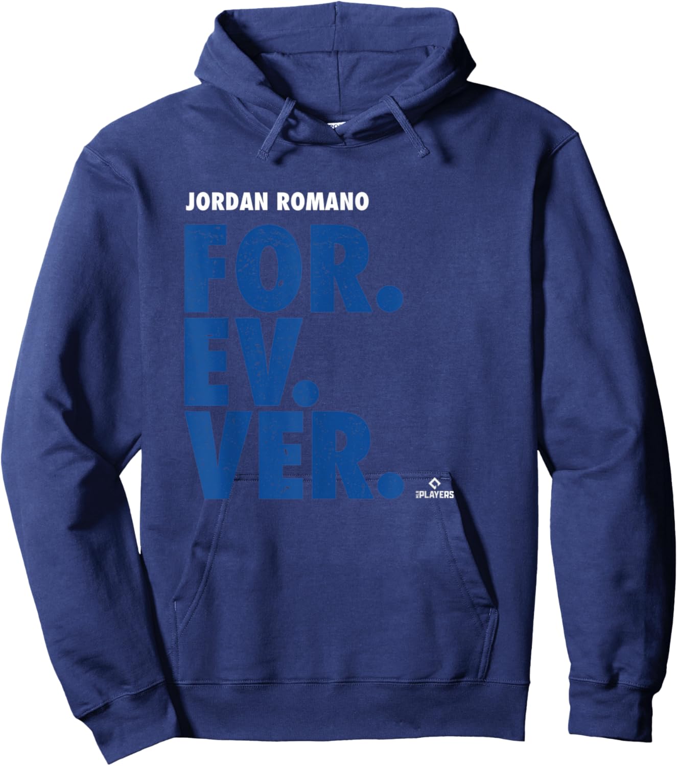 Jordan Romano Forever Baseball Jordan Romano Toronto MLBPA Hoodie - Hoodie | Navy