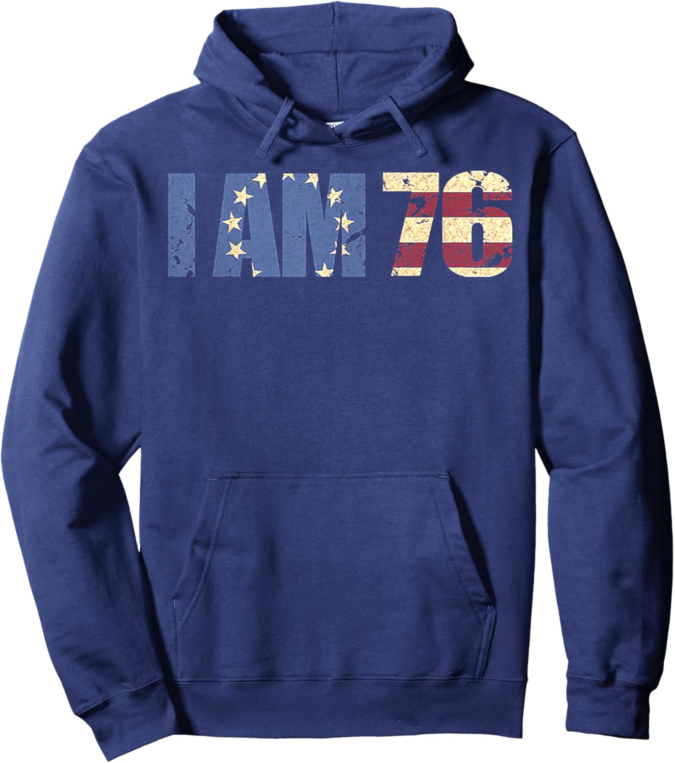 I Am 76 Hoodie - Hoodie | Navy