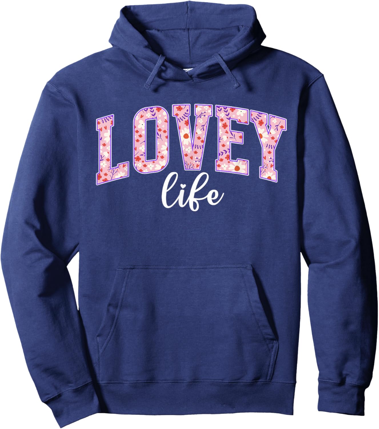 Lovey Life Lovey Grandma Lovey Grandmother Hoodie - Hoodie | Navy
