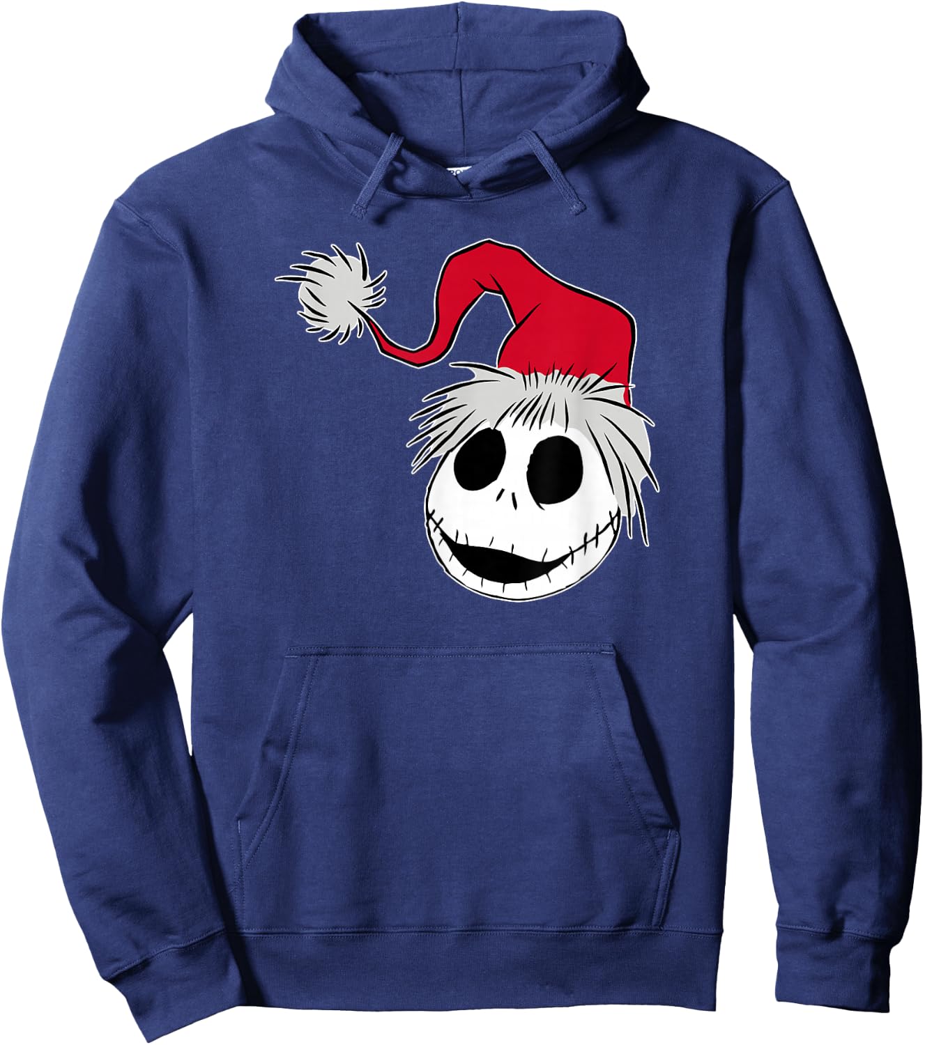 Disney The Nightmare Before Christmas Jack Santa Hat Hoodie - Hoodie | Navy