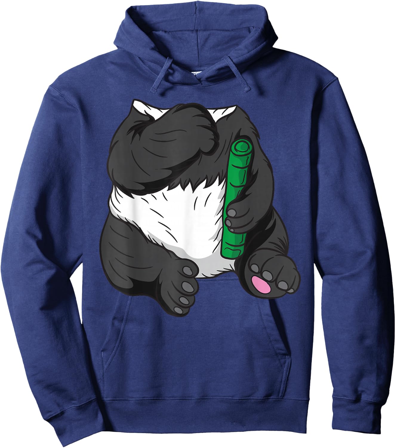 Funny Headless Panda Halloween Giant Bear Easy Quick Costume Hoodie - Hoodie | Navy