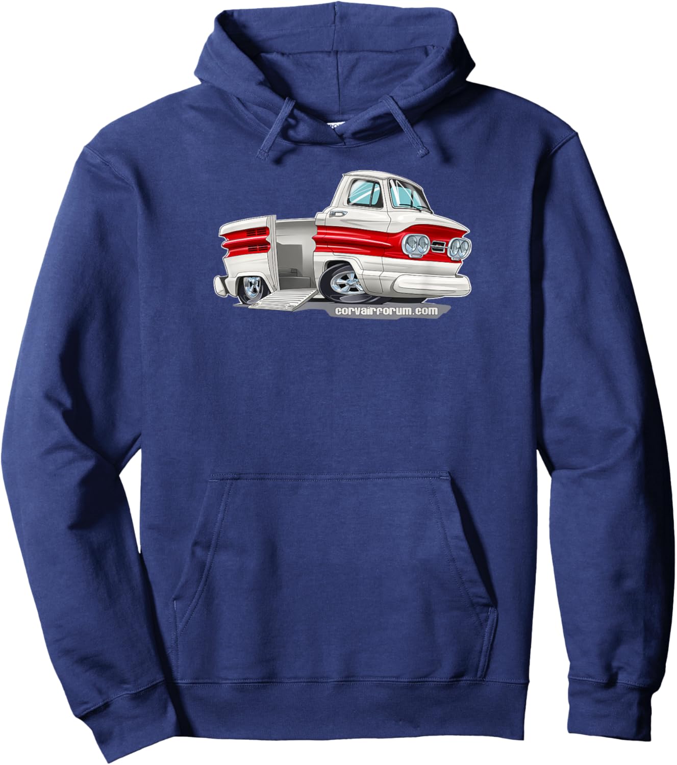 Corvair Rampside Cartoon Hoodie - Hoodie | Navy