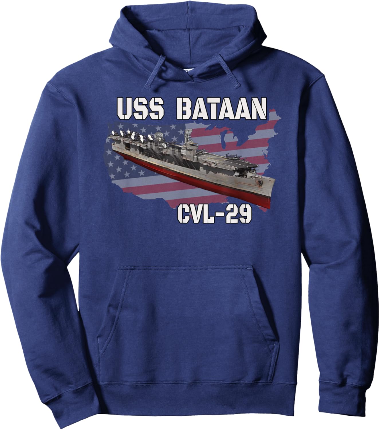 USS Bataan CVL-29 Aircraft Carrier Veterans Day Grandpa Hoodie - Hoodie | Navy
