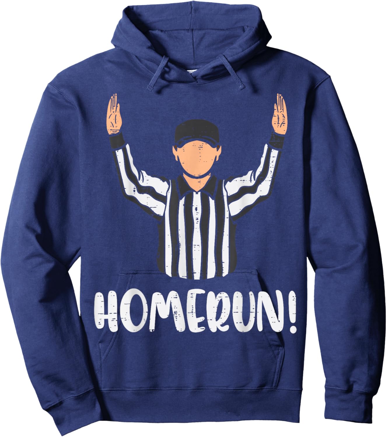Homerun Referee American Football Sports Men Women Boys Kids Hoodie - Hoodie | Navy